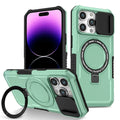 Heavy Duty Magnetic Kickstand Case for iPhone 15/14 Series