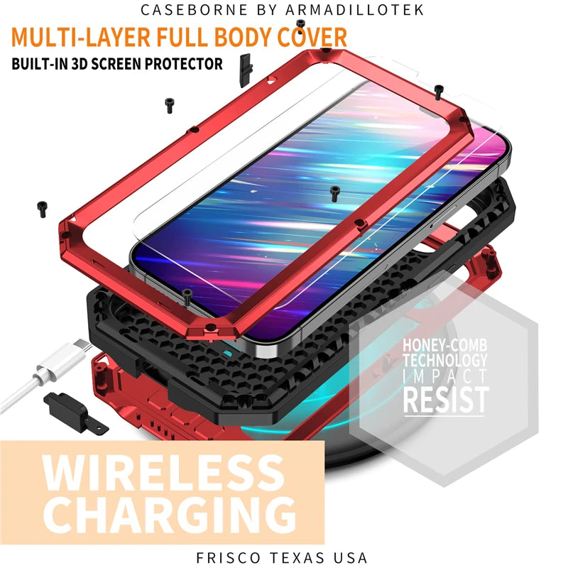 Rugged Kickstand Case for iPhone 14 / 13 Series