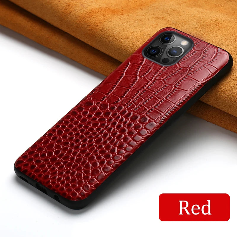 Genuine Leather Case for iPhone 14 / 13 / 12 / 11 Series