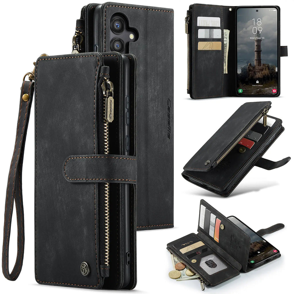 Leather Wallet Case for Samsung Galaxy A55 / A35 / A25 5G