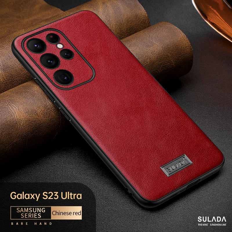 Premium Leather Case for Samsung Galaxy S23 Series