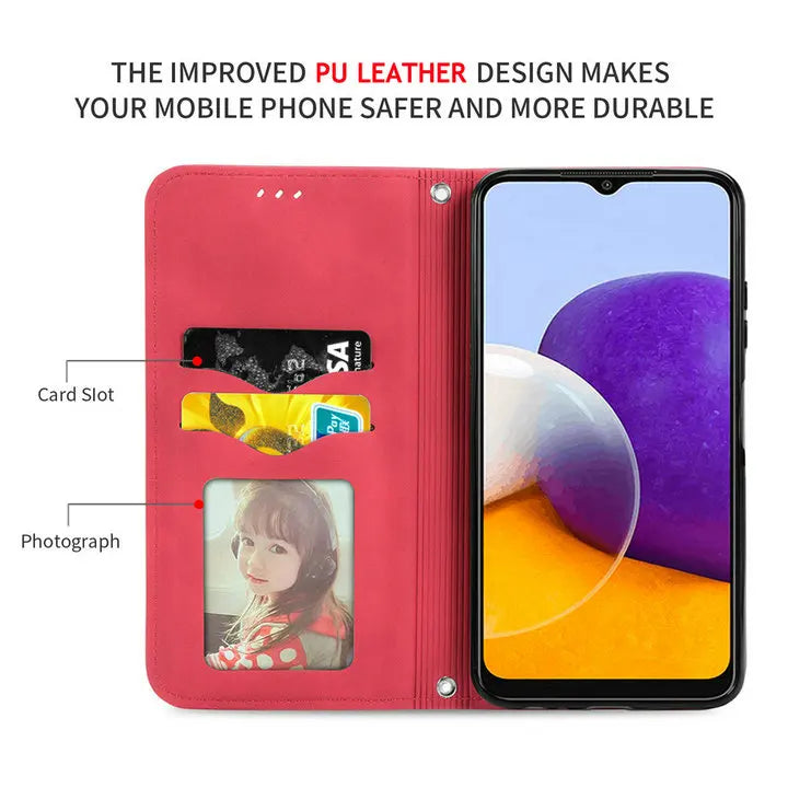 Magnetic Leather Wallet Case for Google Pixel 7/6 Series