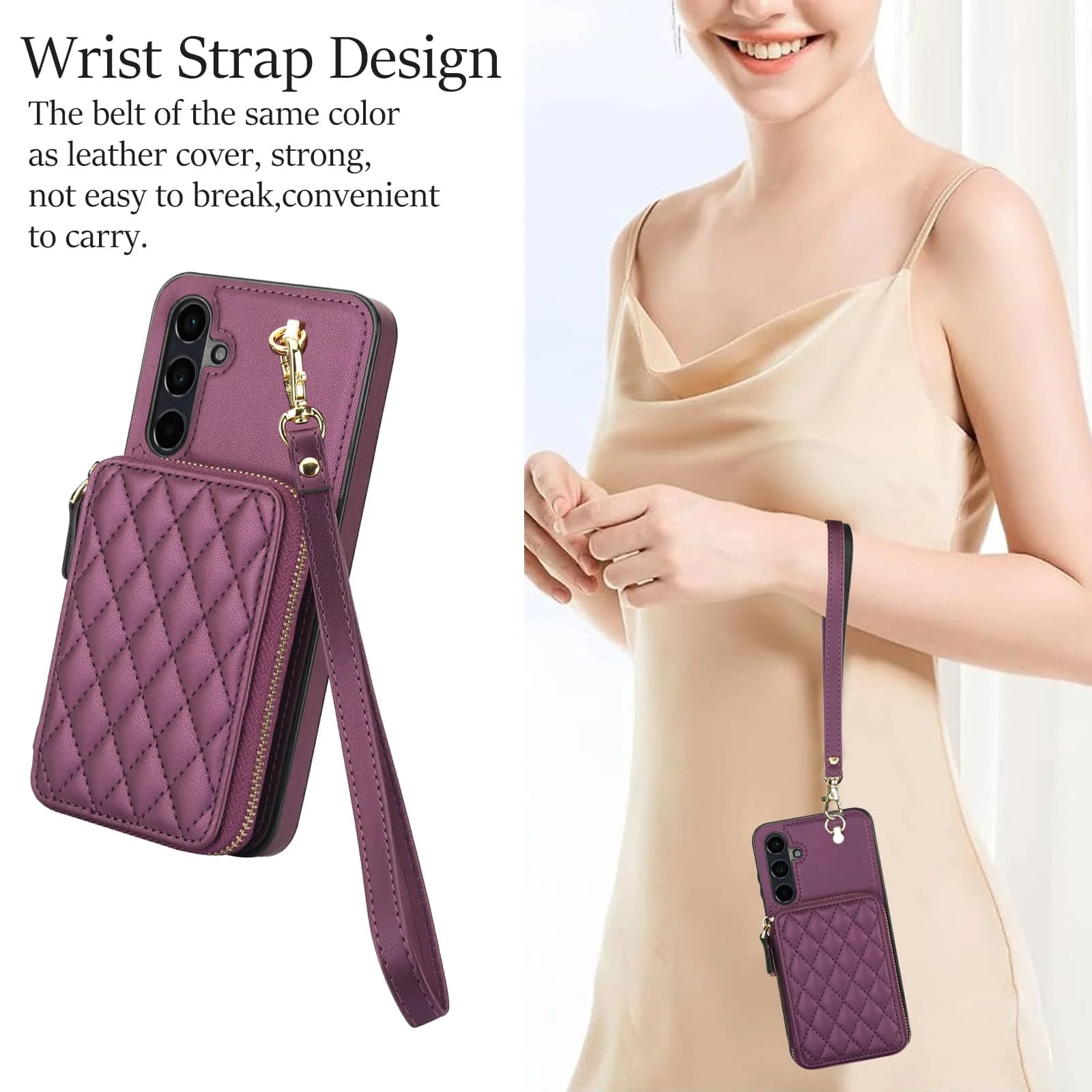 RFID Blocking Crossbody Wallet Case for Samsung Galaxy A Series