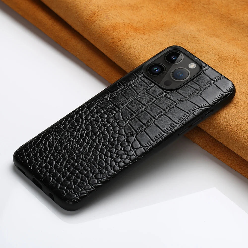 Genuine Leather Case for iPhone 14 / 13 / 12 / 11 Series
