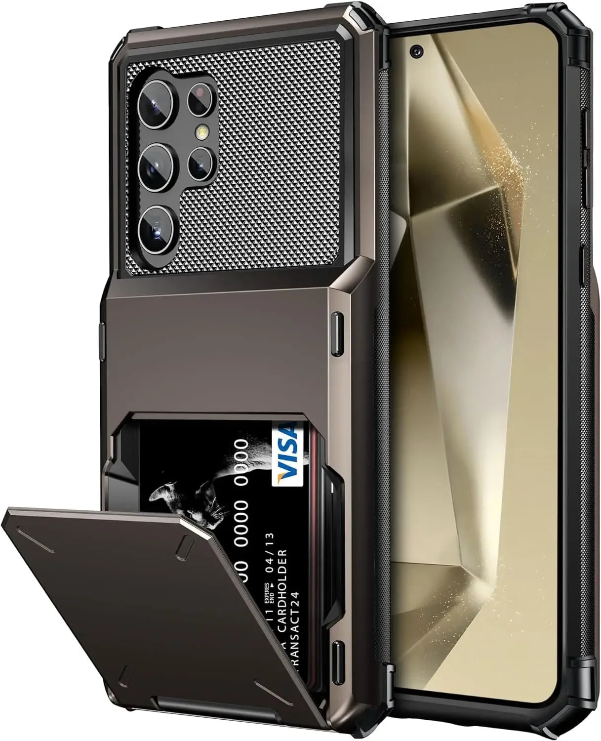 Leather Wallet Case for Samsung Galaxy S25 / S24 Ultra / Plus / FE Series