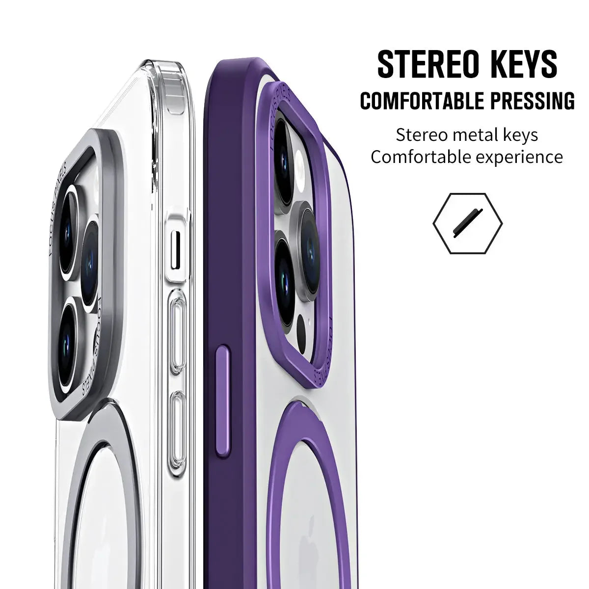 Magnetic Invisible Stand Case for iPhone 14 / 13 / 12 / 11 Series