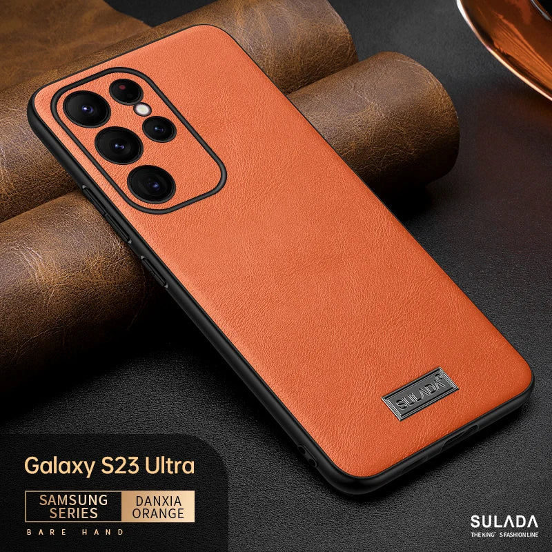 Premium Leather Case for Samsung Galaxy S23 Series
