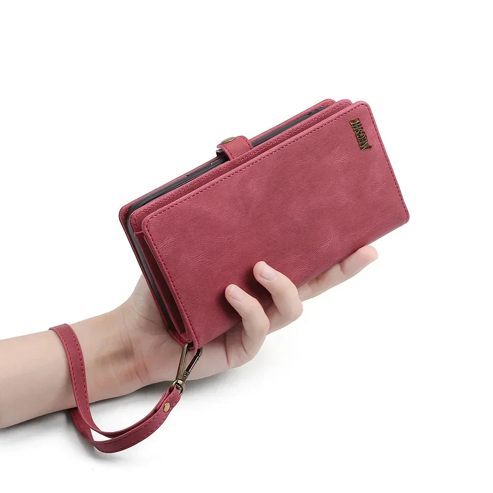 Leather Wallet Case for iPhone 16 / 15 Series