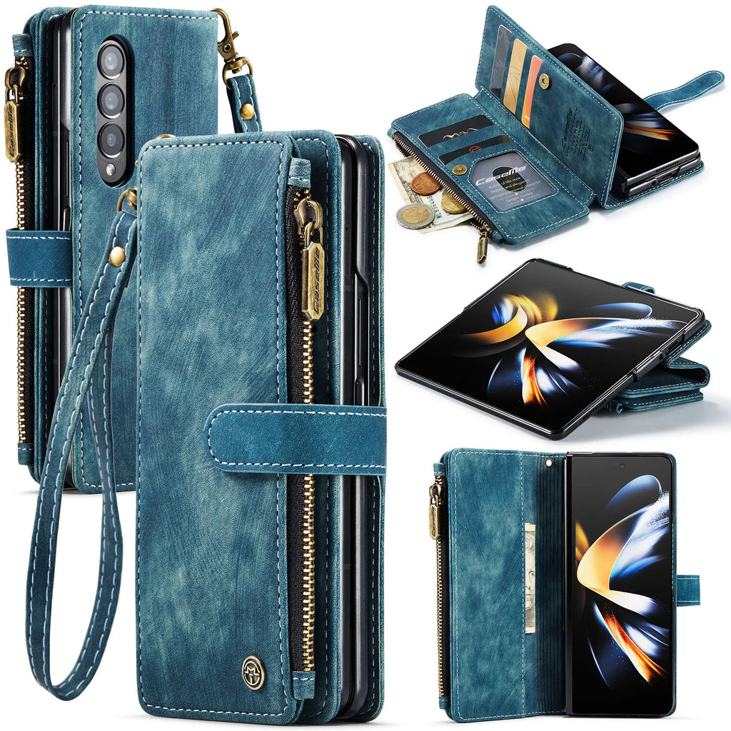 Magnetic Wallet Flip Case for Samsung Galaxy Z Fold 3 / Z Fold 4