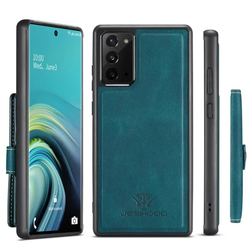 Magnetic Leather Wallet Case for Samsung Galaxy Note & S Series
