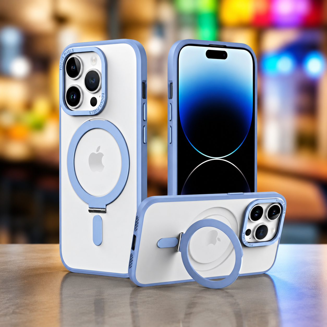 Magnetic Invisible Stand Case for iPhone 14 / 13 / 12 / 11 Series