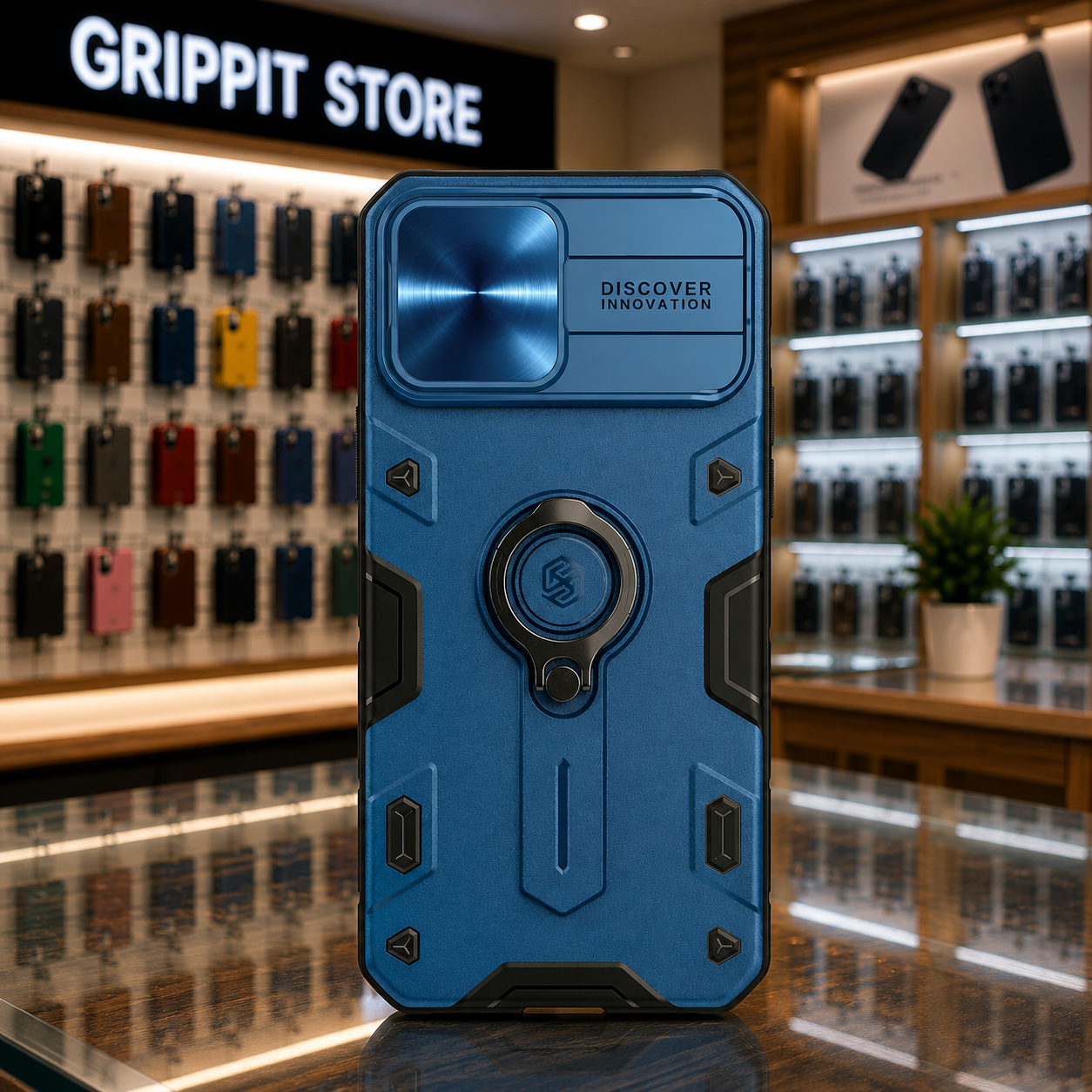 Nillkin Ring Stand Camera Protection Case for iPhone 13 Series