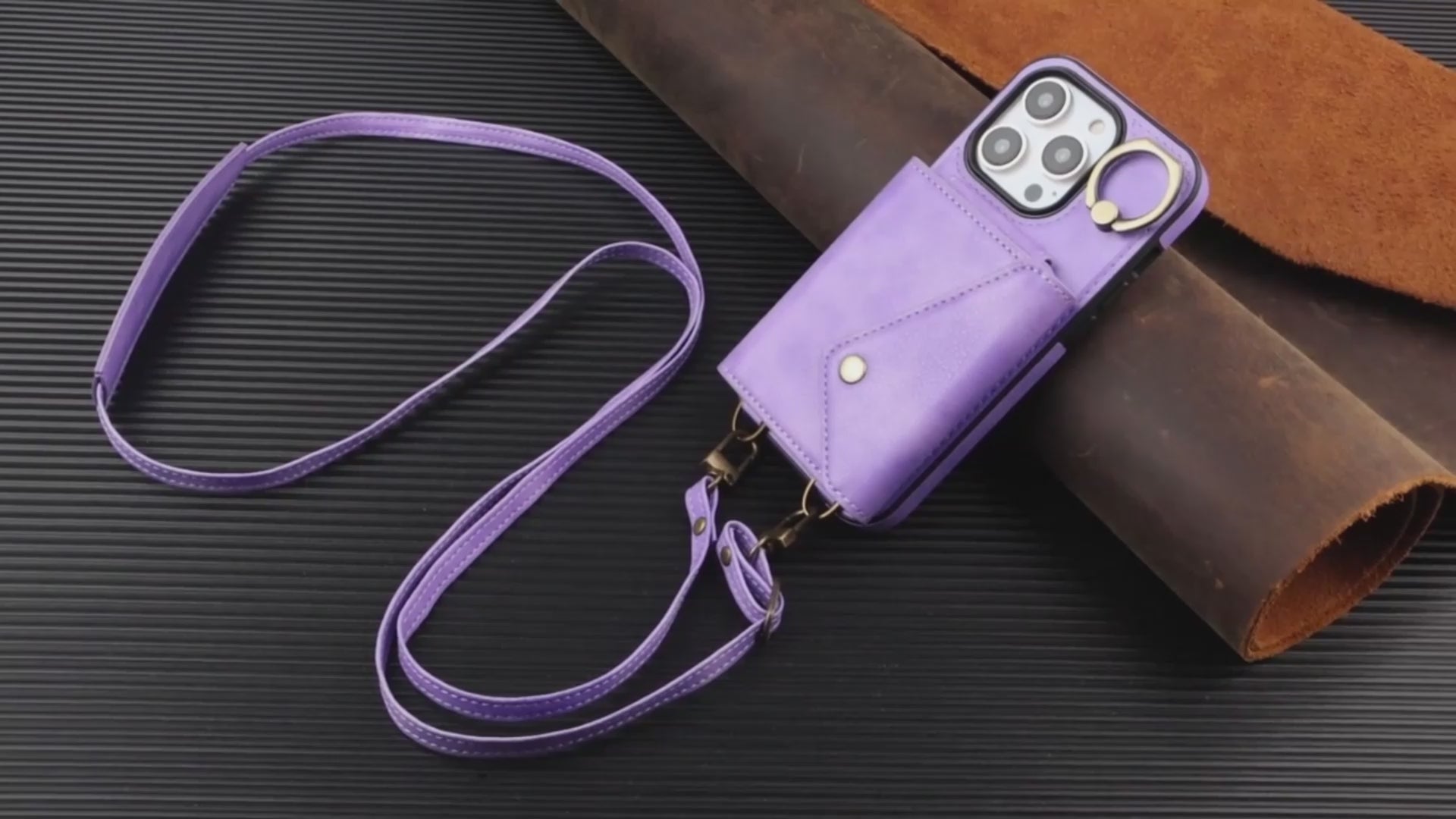 Leather Wallet Case for iPhone 15 / 14 / 13 / 12 / 11 Series