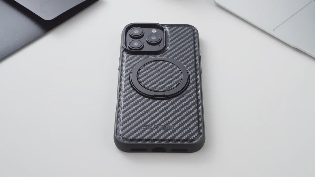 Magnetic Carbon Fiber Kickstand Case for Google Pixel 9/8/7/6 Series