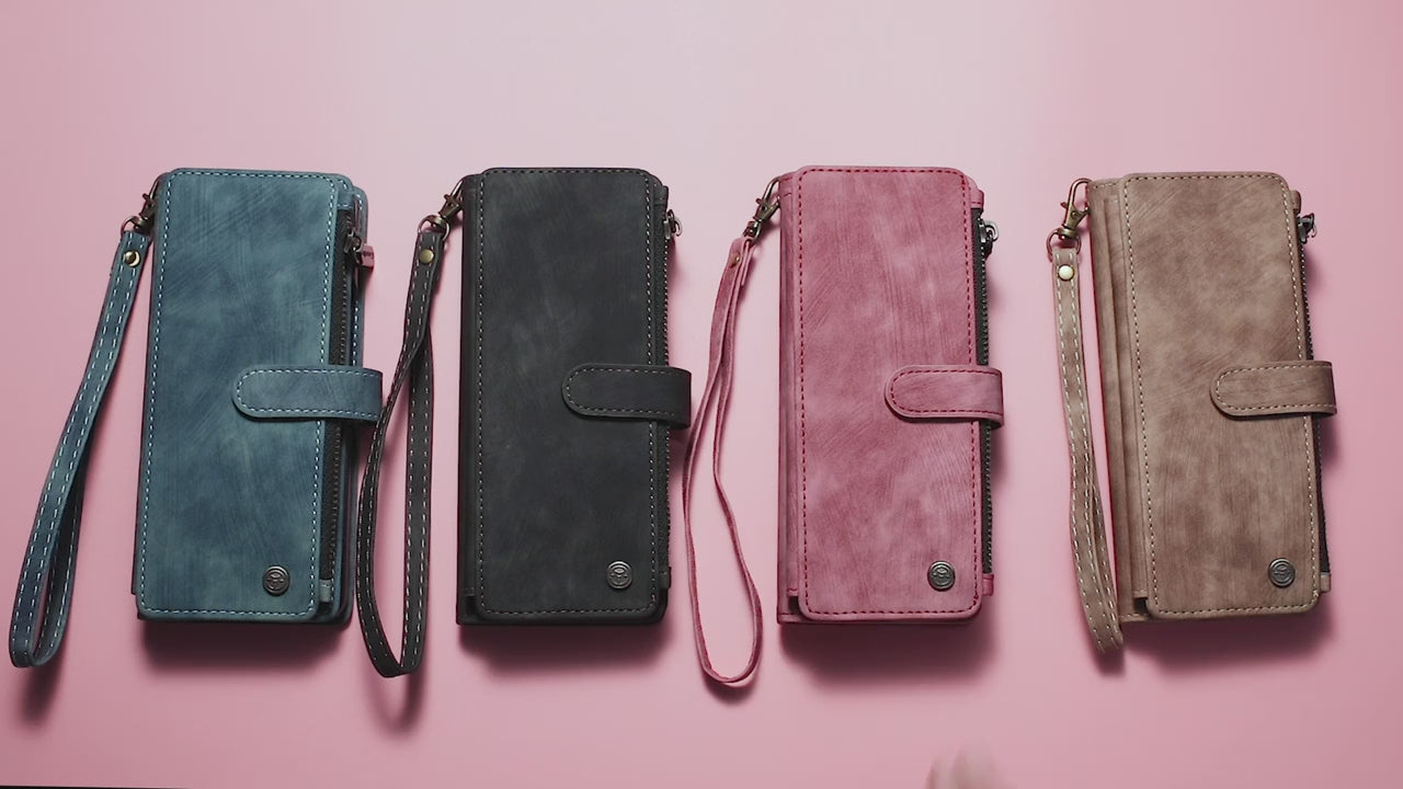 Magnetic Wallet Flip Case for Samsung Galaxy Z Fold 3 / Z Fold 4